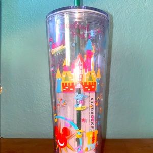 Starbucks Disney park tumbler.